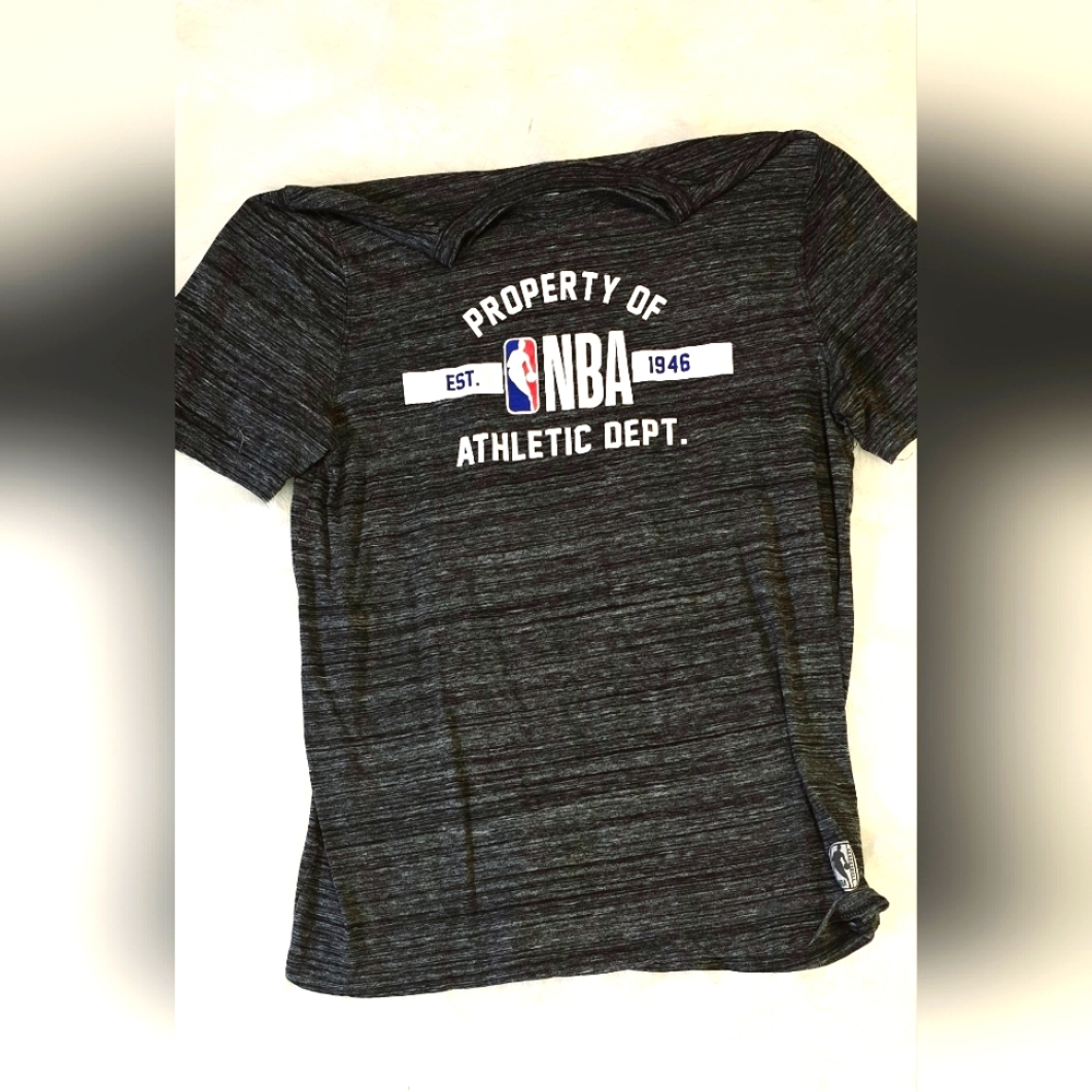 Cotton Poly Blend Shirt Size Large NBA Genuine Shirt